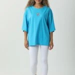 KOALA BASKILI İÇECEKLİ TİŞÖRT - MAVİ