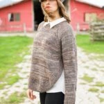 BİSİKLET YAKA OVAL YIRTMAÇLI TRİKO - BEJ