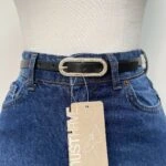 2 CM TAŞLI GOLD TOKA KEMER - SİYAH