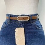 2 CM TAŞLI GOLD TOKA KEMER - TABA