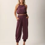 BEL PAÇA LASTİK PANT - MÜRDÜM