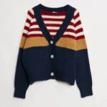 3 DÜĞME RENKLİ VİSKON HIRKA - LACİVERT