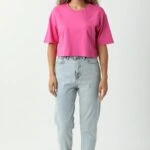 BASİC CROP TİŞÖRT - FUŞYA