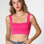 ASKILI CROP TOP - FUŞYA