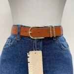 3,5CM ÇİFT KÖPRÜ GOLD TOKA KEMER - TARÇIN