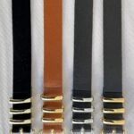 3CM GÜMÜŞ TOKA 3 KÖPRÜLÜ KEMER - SİYAH