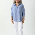 ÖN DİKİŞLİ ÇİFT CEP GÖMLEK - SAKS