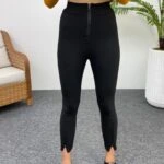 BEL BİLEK FERMUAR TAYT - SİYAH