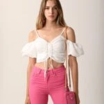 BALON KOL CROP TOP - EKRU