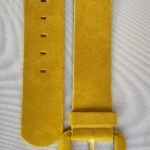 6 CM KAPLAMA SÜET GENİŞ KEMER - HARDAL