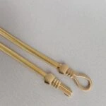 TEK YAY BURGU TOKA GEÇMELİ KEMER - GOLD