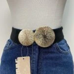 6CM KARTOPU LASTŞK GOLD TOKA KEMER - SİYAH