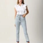 KALIN FERMUARLI KAR YIKAMA JEAN - MAVİ