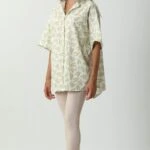 İNCE FİTİLLİ YARI YIRTMAÇ PANTOLON - BEJ