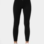 AGRAF DETAYLI ÇELİK TAYT - SİYAH