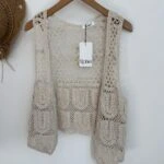 AJURLU DOKUMA YELEK - TAŞ