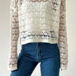 AJURLU KENDİDNDEN DESEN PAMUK TİRKO - EKRU