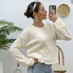 AJURLU SALAŞ TRİKO - EKRU