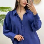 ARKA A PİLE V YAKA CEPLİ MODAL GÖMLEK - PARLEMENT