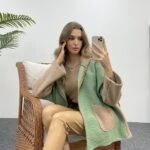 ASTARSIZ İNCE KAŞE CEKET - HAKİ CAMEL