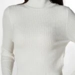 BALIKÇI YAKA BASİC FİTİLLİ VİSKON KAZAK - EKRU