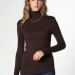 BALIKÇI YAKA BASİC TRİKO - KAHVE