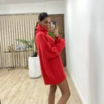 BALIKÇI YAKA SALAŞ KAZAK - KIRMIZI