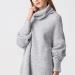 BALIKÇI YAKA SALAŞ KAZAK - GRİ