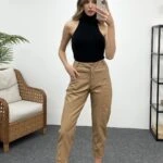 BALIKÇI YAKA SIFIR KOL TRİKO - SİYAH