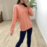 BASİC BİSİKLET YAKA PAMUK SWEAT - SOMON