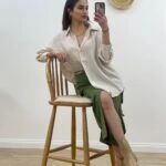 BASİC MODAL GÖMLEK - BEJ