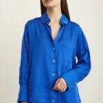 BASİC SATEN GÖMLEK - SAKS