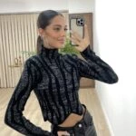 BEL ASİMETRİ SİMLİ VATKALI VİSKON KAZAK - SİYAH