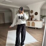 BEL LASTİK FİTİLLİ KADİFE CEPLİ PANTOLON - SİYAH