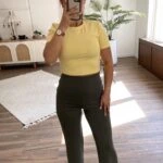 BEL LASTİK YÜKSEK BEL MODAL EŞOFMAN - HAKİ