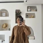 BEL PİLİ KAPAK CEP FERMUARLI SIFIR YAKA SÜET CEKET - KARAMEL