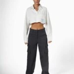 BİLEK LASTİK AYAR KARGO PANTOLON - ANTRASİT