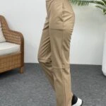 BİNİCİ MODEL DERİ PANTOLON - BEJ