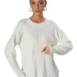 BİSİKLET YAKA REGLAN KOL V DOKUMA VİSKON KAZAK - EKRU