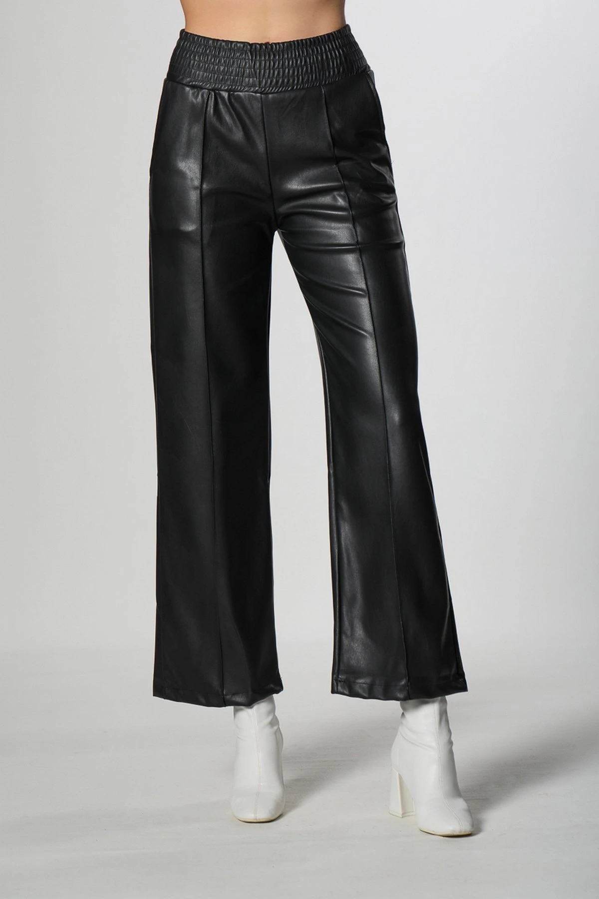 BOL PAÇA CEPLİ PANTOLON - SİYAH - Görsel 1