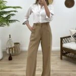 BOL PAÇA PALAZZO PANTOLON - TAŞ