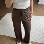 BORU PAÇA CEPLİ PİKE İNCE MODAL EŞOFMAN - KAHVE