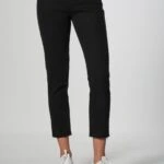 BOYFIT KESİK PAÇA JEAN - SİYAH