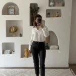 BOYFİT MUMLU LİKRALI JEAN - SİYAH