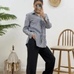 LACİVERT ÇİZGİLİ