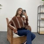 BRİTLİ AJURLU KAZAK - TABA