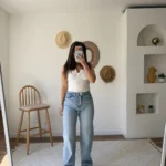 STRAGHT FİT LİKRALI JEAN - BUZ MAVİ