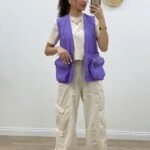 CEP BOMBE PARAŞÜT YELEK - LİLA