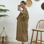 CEP DETAY BEL BAĞLAMALI TRENÇ - BEJ