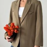 CEP DETAY TEK DÜĞME SALAŞ CEKET - HAKİ